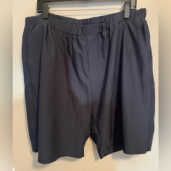 Greg Norman Men's Pull-On Workout Short, Athletic Shorts with Draw Cord XXL Navy - Picture 1 of 15